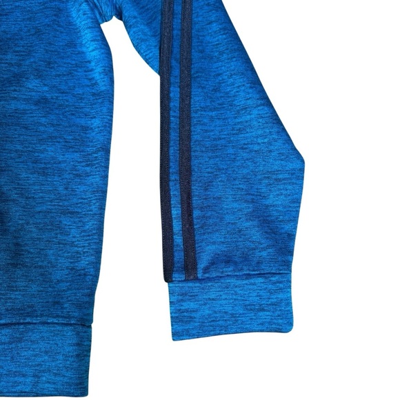 Adidas Pullover Hoodie Sweatshirt with Pockets Blue Logo Youth XL (18/20) - Picture 9 of 11